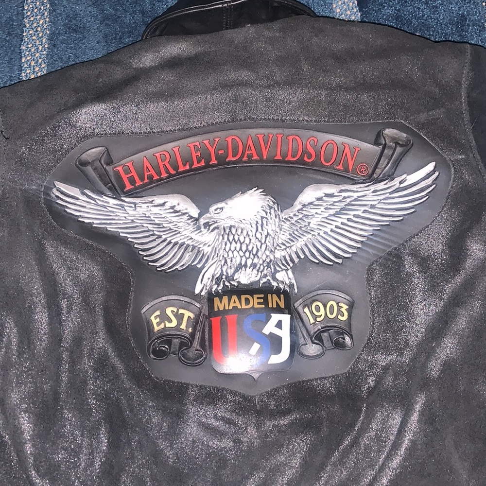 Authentic Harley Davidson Vintage Bomber Jacket